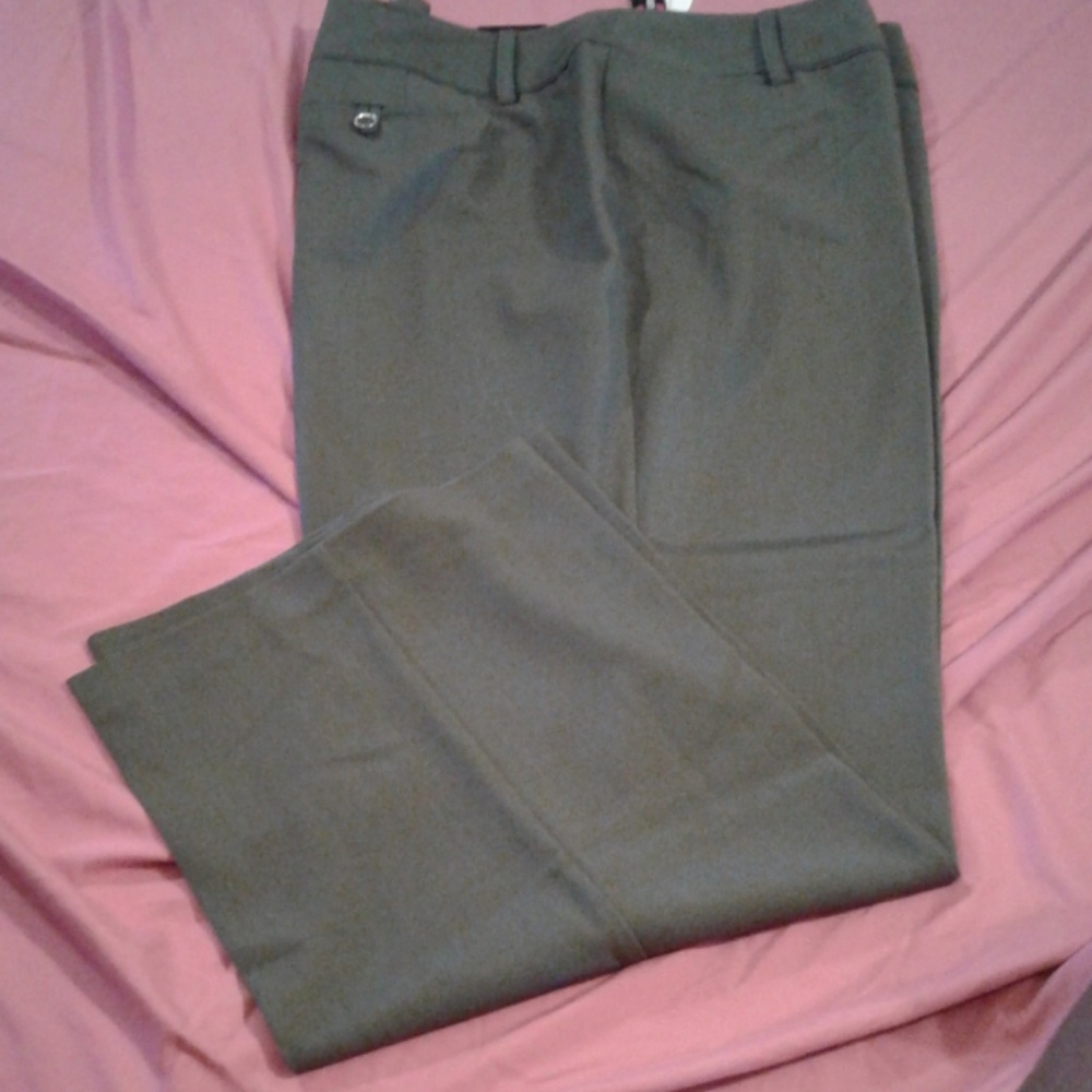 Larry Levine Curvy Fit Dress Pants